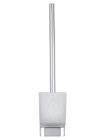 Туалетный ершик в комплекте WONZON & WOGHAND LOTTE, Хром (WW-8329) - Gidratop.ru изображение