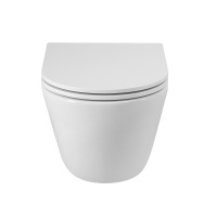 Унитаз подвесной безободковый с сиденьем CEZARES RELAX CZR-3806-53-TH-TOR/SC - Gidratop.ru изображение