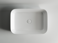 Умывальник чаша накладная прямоугольная Element 600x420x140мм - Gidratop.ru изображение