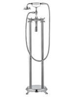 Смеситель для ванны напольного монтажа WONZON & WOGHAND RETRO, Хром (WW-88649020-CR) - Gidratop.ru изображение