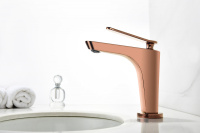 Смеситель ABBER Zeitlos AF8909RG для раковины, розовое золото - Gidratop.ru изображение