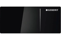 Клавиша смыва Geberit Sigma Type 70 115.630.SJ.1, черное стекло - Gidratop.ru изображение