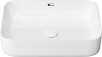 Умывальник чаша ELEMENT накладная прямоугольная 500x400x130мм - Gidratop.ru изображение
