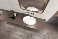 Раковина накладная ABBER Stein AS2635 белая матовая - Gidratop.ru изображение