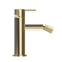 LEAF-BSM-L-SR Смеситель для биде однорычажный, с донным клапаном, исполнение Sunrise - Gidratop.ru изображение