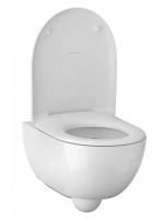 Комплект Geberit Renova Compact Rimfree, унитаз подвесной, сиденье, кнопка Delta20 - Gidratop.ru изображение