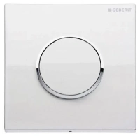 Ручной пневмопривод Geberit Sigma Type 10 HyTouch 116.015.KH.1 для писсуара, глянцевый хром - Gidratop.ru изображение