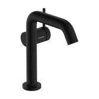 Смеситель для раковины Hansgrohe Tecturis S 73340670, с донным клапаном, цвет черный матовый - Gidratop.ru изображение