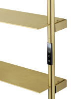 Полотенцесушитель электрический WONZON & WOGHAND DÜSSELDORF, Брашированное золото (WW-A205-BG) - Gidratop.ru изображение