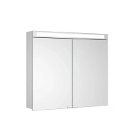 Зеркальный шкаф Keuco Royal E-One 44302171301, 80 см, с подсветкой, алюминий серебристый - Gidratop.ru изображение