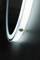 Зеркало с встроенным светильником и кнопочным выключателем SPC-VST-750-900-LED-BTN, 12W, 220-240V, 750x30x900 - Gidratop.ru изображение