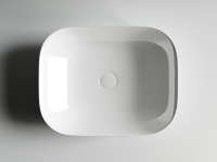 Умывальник чаша накладная прямоугольная Element 505x405x140мм - Gidratop.ru изображение