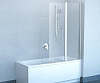 Шторка для ванны Ravak CVS2-100 R (белый + транспарент) 7QRA0100Z1 - Gidratop.ru изображение