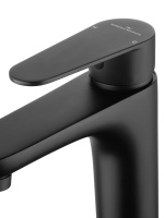 Смеситель для раковины высокий WONZON & WOGHAND ALFA, Черный матовый (WW-A40232-MB) - Gidratop.ru изображение