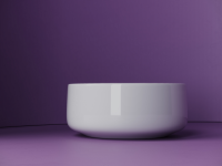 Умывальник чаша накладная круглая Element 355x355x150мм - Gidratop.ru изображение