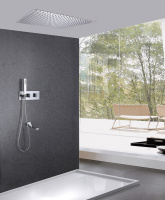 Душевая система ABBER Daheim AF8254 скрытого монтажа с изливом, термостат, хром - Gidratop.ru изображение