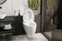 Унитаз ABBER Bequem AC1107P подвесной белый с импульсным смывом - Gidratop.ru изображение