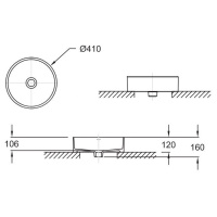 Раковина накладная ABBER Bequem AC2118 белая - Gidratop.ru изображение