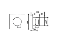 Шланговое подключение Keuco IXMO 59557 010202 - Gidratop.ru изображение