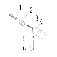 Крючок ABBER Osten 316 AA1850BST сталь брашированная - Gidratop.ru изображение