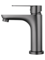 Смеситель для раковины WONZON & WOGHAND ALFA, Темный графит (WW-A40202-BGG) - Gidratop.ru изображение