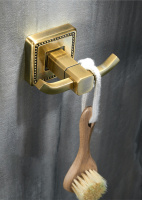 Двойной крючок для ванной WONZON & WOGHAND ROMA, Бронза (WW-7225) - Gidratop.ru изображение