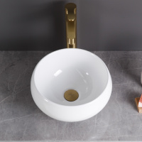 Раковина накладная керамическая круглая BB1114 - Gidratop.ru изображение