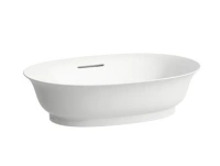 Раковина Laufen New Classic 8.1285.3.400.109.1 55 х 38 х 14.5 см, накладная, SaphirKeramik, с переливом, LCC, белый глянцевый - Gidratop.ru изображение