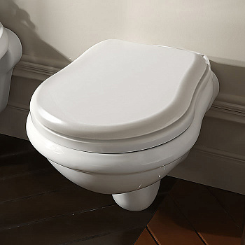 Унитаз 52х38см., подвесной, цвет: белый