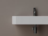 Умывальник AURA с 1 отверстием для смесителя, без перелива 800x470x135мм - Gidratop.ru изображение