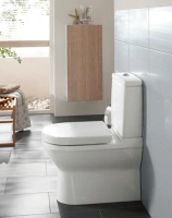 Напольный унитаз Villeroy&Boch O.novo, крышка микролифт, 56581001/5788S101/9M38S101 - Gidratop.ru изображение