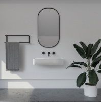 Раковина подвесная ABBER Stein AS2627-0.8 белая матовая - Gidratop.ru изображение