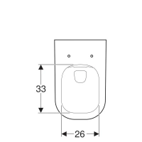 Подвесной унитаз Geberit Smyle 500.210.01.1, безободковый, белый - Gidratop.ru изображение