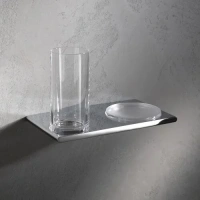 Двойной держатель со стаканом и мыльницей Keuco Edition 400 11556 019000 - Gidratop.ru изображение