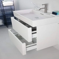 Тумба под раковину Laufen Kartell 60 см, подвесная, цвет белый матовый, 4.0756.9.033.640.1 - Gidratop.ru изображение