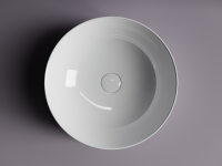 Умывальник чаша накладная круглая Element 420x420x130мм - Gidratop.ru изображение