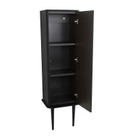 IDRA Колонна подвесная с дверью, реверсивная 55819 Nero opaco, 47,5x37x123 - Gidratop.ru изображение