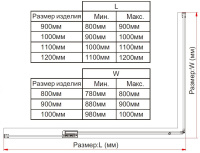 Душевой уголок Extra VSR-1E101110CLB, 1000/1100*1000, черный, стекло прозрачное - Gidratop.ru изображение