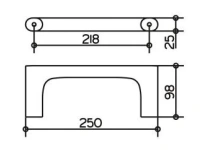 Полотенцедержатель Keuco Edition 400 11521010000, 25 см, хром - Gidratop.ru изображение
