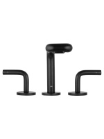 Смеситель для раковины высокий WONZON & WOGHAND LOOP, Черный матовый (WW-131-00-508) - Gidratop.ru изображение