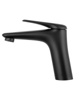 Смеситель для раковины WONZON & WOGHAND Elbe, Черный матовый (WW-A41222-MB) - Gidratop.ru изображение