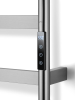 Полотенцесушитель электрический WONZON & WOGHAND DÜSSELDORF, Брашированный никель (WW-A204-BR) - Gidratop.ru изображение