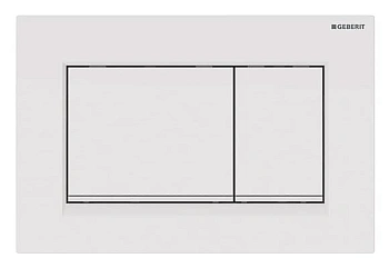 Клавиша Geberit Sigma Type 30, 115.883.11.1, белый/белый матовый