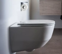 Подвесной унитаз Laufen Pro Rimless 8.2096.6.000.000.1, безободковый - Gidratop.ru изображение