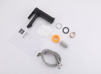 Смеситель ABBER Weiss Insel AF8010B для раковины, черный матовый - Gidratop.ru изображение