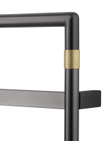 Полотенцесушитель электрический WONZON & WOGHAND KÖLN, Темный графит (WW-A6014-GM) - Gidratop.ru изображение