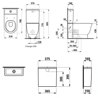 Напольный унитаз Laufen New Classic 8.2485.8.000.000.1, безободковый, белый матовый - Gidratop.ru изображение