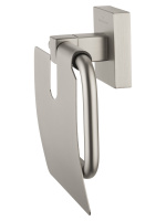 Держатель для туалетной бумаги с крышкой WONZON & WOGHAND POLO, Брашированный никель (WW-8926-BN) - Gidratop.ru изображение