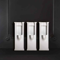 Писсуар напольный с сифоном и комплектом крепежей, цвет: белый - Gidratop.ru изображение