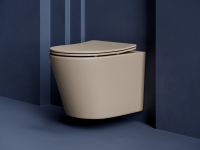 Подвесной унитаз Balearica Rimless (цвет Черный Матовый) - Gidratop.ru изображение